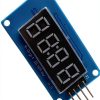 TM1637 Driver Chip LED Display Module 4-Digit Common Anode Red Tube-2