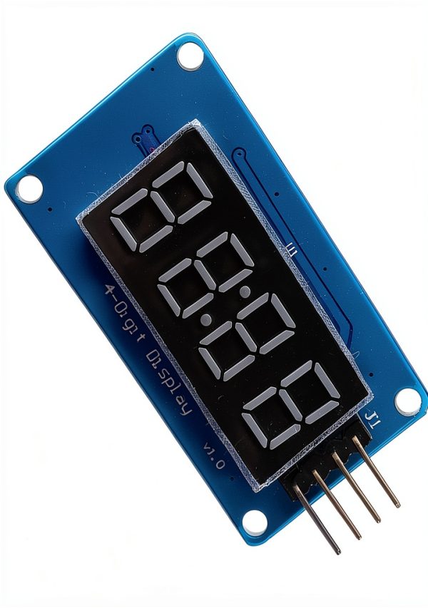 TM1637 Driver Chip LED Display Module 4-Digit Common Anode Red Tube-2