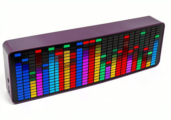 LED Music Spectrum Display Asixxsix 384 RGB Analyzer with 20 Effects-5