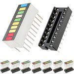 LED Bar Graph Display 10 segment DIP-20 Sockets DAOKAI-0