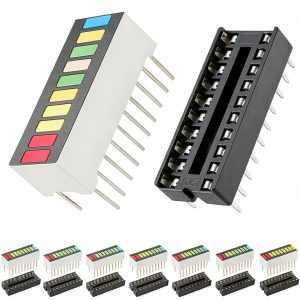 LED Bar Graph Display 10 segment DIP-20 Sockets DAOKAI-0