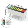 LED Bar Graph Display 10 segment DIP-20 Sockets DAOKAI-1