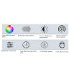 LED Music Spectrum Display Asixxsix 384 RGB Analyzer with 20 Effects-2