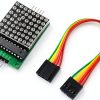 MAX7219 Dot Matrix Module 8x8 LED Display by ALAMSCN with 5 Pin Wires-4