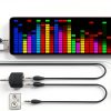 LED Music Spectrum Display Asixxsix 384 RGB Analyzer with 20 Effects-1