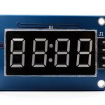 TM1637 Driver Chip LED Display Module 4-Digit Common Anode Red Tube-0