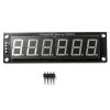 6 Digit 7 Segment Display Module LED Display Digital Tube Module TM1637 Driver Tube Clock Display with Pin Header 5V-0