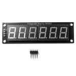 6 Digit 7 Segment Display Module LED Display Digital Tube Module TM1637 Driver Tube Clock Display with Pin Header 5V-0