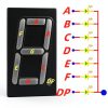 WWZMDiB 20 Pcs 1 Bit 7 Segment Display 10 Pin Red 0.56" Common Cathode LED Number Digital Tube-2
