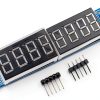 HiLetgo 2pcs MAX7219 8-Digital Segment Digital LED Display Tube for Arduino 51/AVR/STM32-1