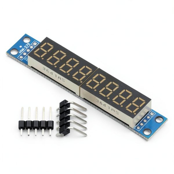 MAX7219 LED Module 8-Digit Display by GODIYMODULES for Arduino MCU-3