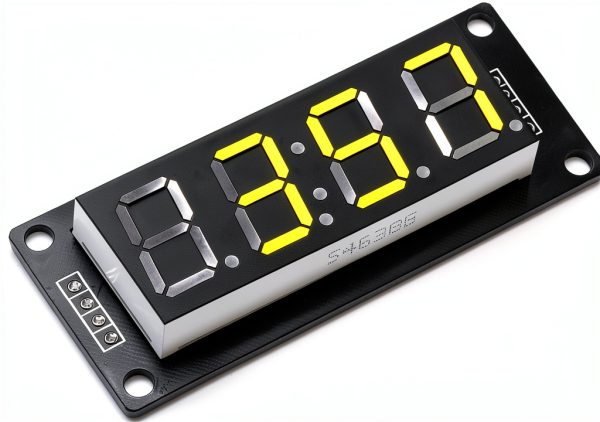 5PCS TM1637 0.56" LED Display Digital Tube Decimal 7 Segment 4 Digit Clock Double Dots Module Serial Driver Board 5 Colors Red Green White Yellow Blue-1