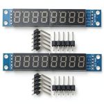MAX7219 LED Module 8-Digit Display by GODIYMODULES for Arduino MCU-0