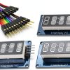 4 Digit 7 Segment LED Display Board WWZMDiB Arduino 5-Piece Red-0
