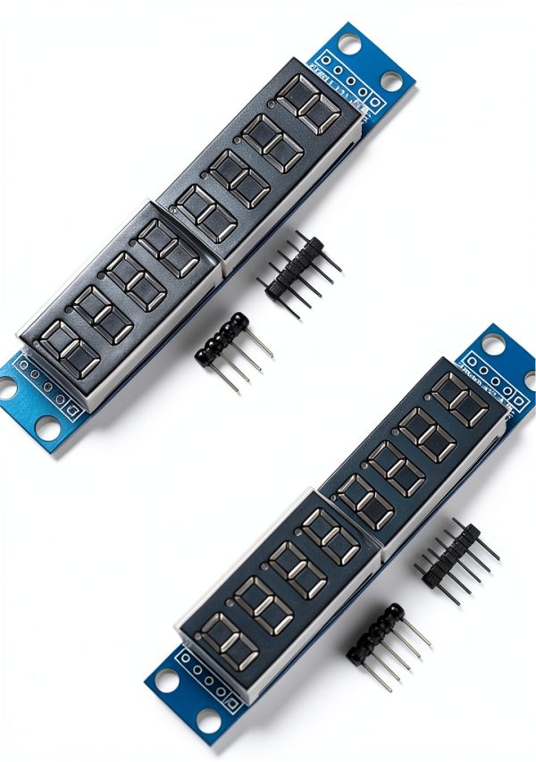HiLetgo 2pcs MAX7219 8-Digital Segment Digital LED Display Tube for Arduino 51/AVR/STM32-0