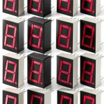 WWZMDiB 20 Pcs 1 Bit 7 Segment Display 10 Pin Red 0.56" Common Cathode LED Number Digital Tube-0
