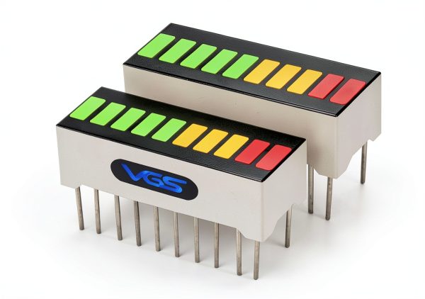New 2pcs. 10 Segment LED Bar Graph Display 3 Colors(2xSuper Red+3xYellow+5xSuper Green) Single led bar Graph(DIY or Arduino) ARGY-0
