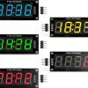 5PCS TM1637 0.56" LED Display Digital Tube Decimal 7 Segment 4 Digit Clock Double Dots Module Serial Driver Board 5 Colors Red Green White Yellow Blue-0