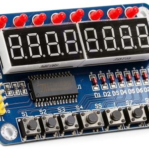HiLetgo TM1638 8 Bits Digital LED Tube Display Module with 8 LEDs 8 Button Keys for AVR Arduino ARM-0